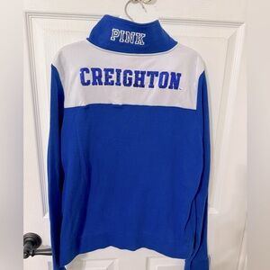 Victoria’s Secret Pink sweatshirt. Creighton. Size Large.